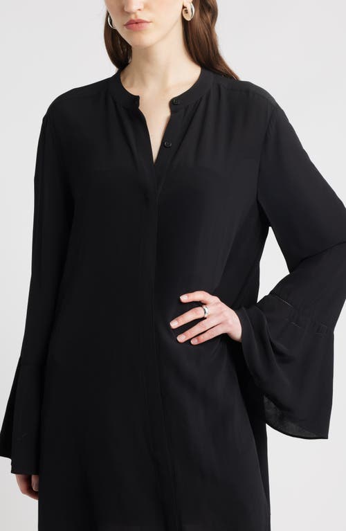 Nordstrom Long Sleeve Minidress In Black