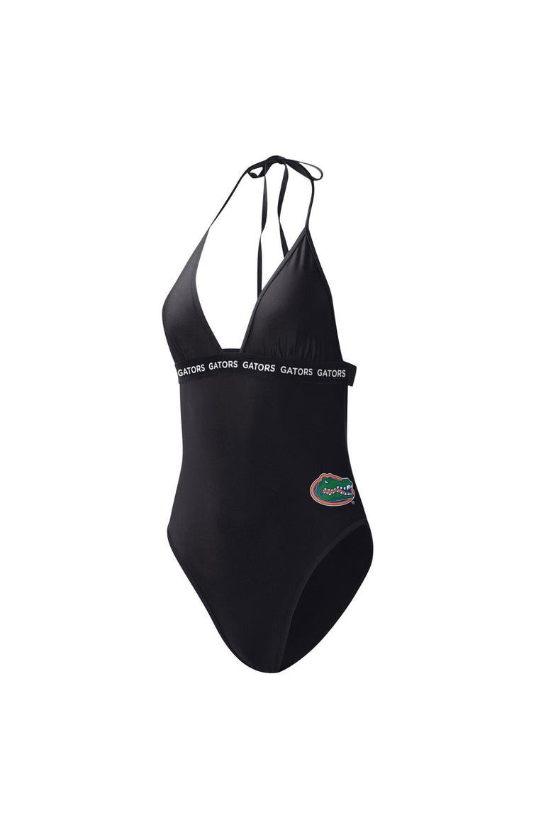 Women's G-III 4Her by Carl Banks Black Florida Gators Full Count One-Piece Swimsuit, Alternate, color, Black