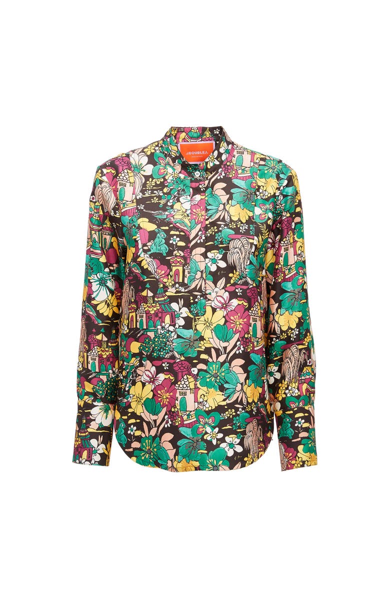 La DoubleJ Portofino Shirt, Main, color, Temples Multicolor