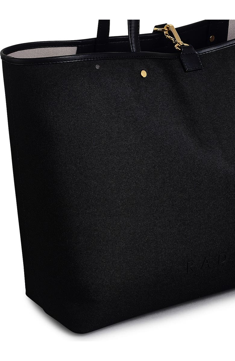 Radley Addison Lane Large Recycled Polyester Tote, Alternate, color, Black