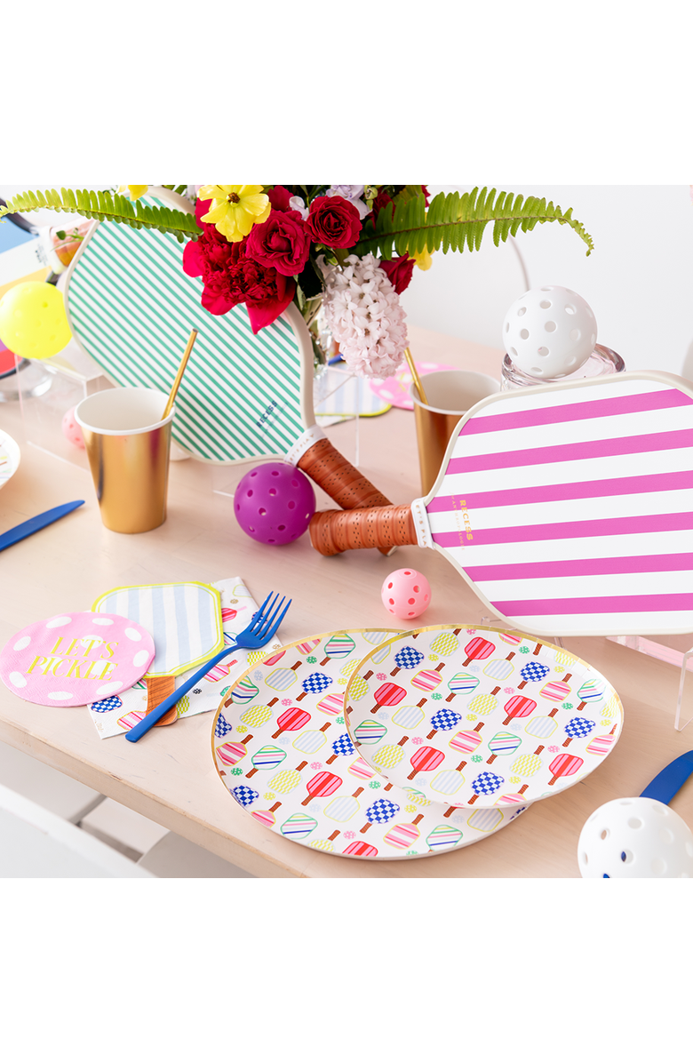 Jollity & Co Pickleball Social Club Print Plates, Alternate, color, Dessert Plates