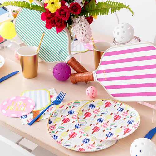 Jollity & Co Pickleball Social Club Print Plates In Dessert Plates