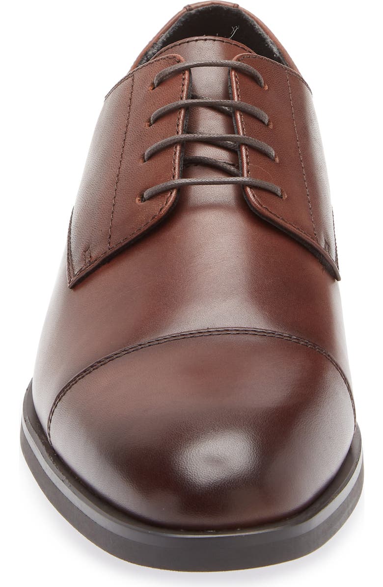 Nordstrom Elliott Cap Toe Lace-Up Derby, Alternate, color, Brown Sepia