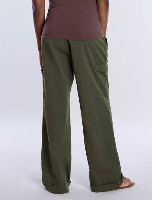 Motherhood Maternity Under The Belly Utility Cargo Relaxed Fit Pant In Deep Depths