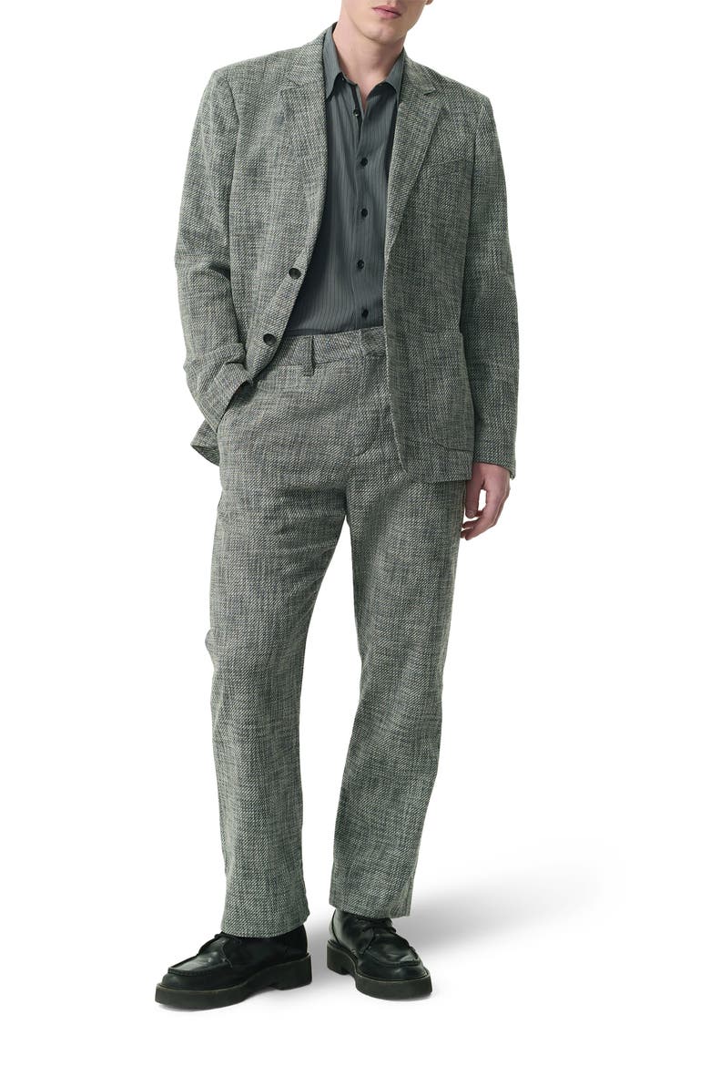 Butler Classic Fit Marl Stretch Cotton Blend Sport Coat, Alternate, color, NAVY MULTI