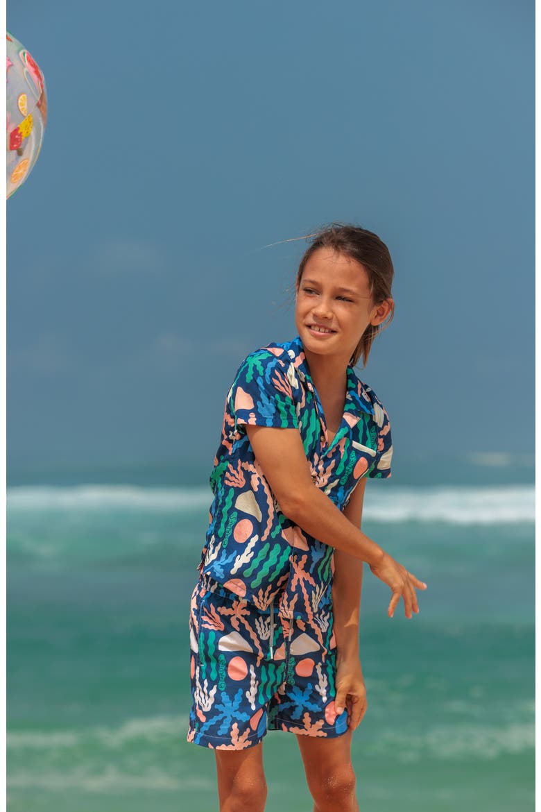 Kids' Palm Springs Swim Trunks, Alternate, color, NAVY
