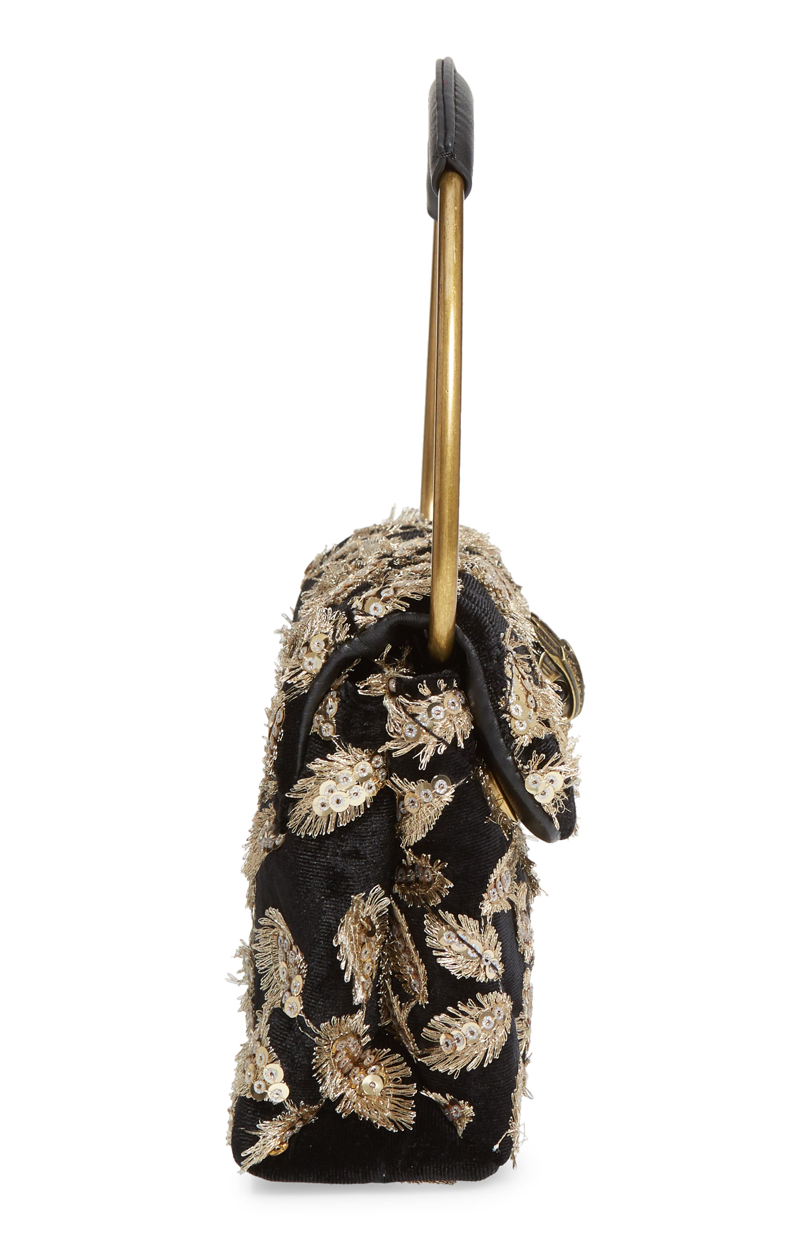 Kurt Geiger London Mini Kensington Ring Handle Clutch, Alternate, color, 