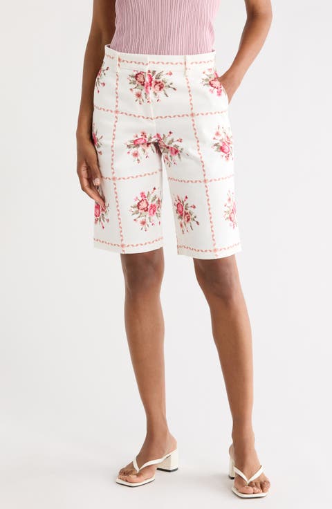 Floral Bermuda Shorts