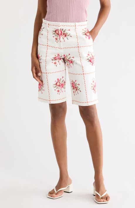 Longchamp Floral Bermuda Shorts