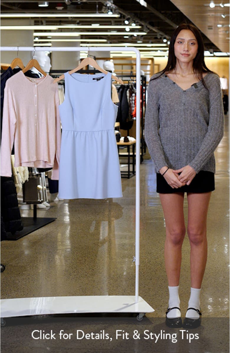 Whisper Boatneck Minidress, sales video thumbnail