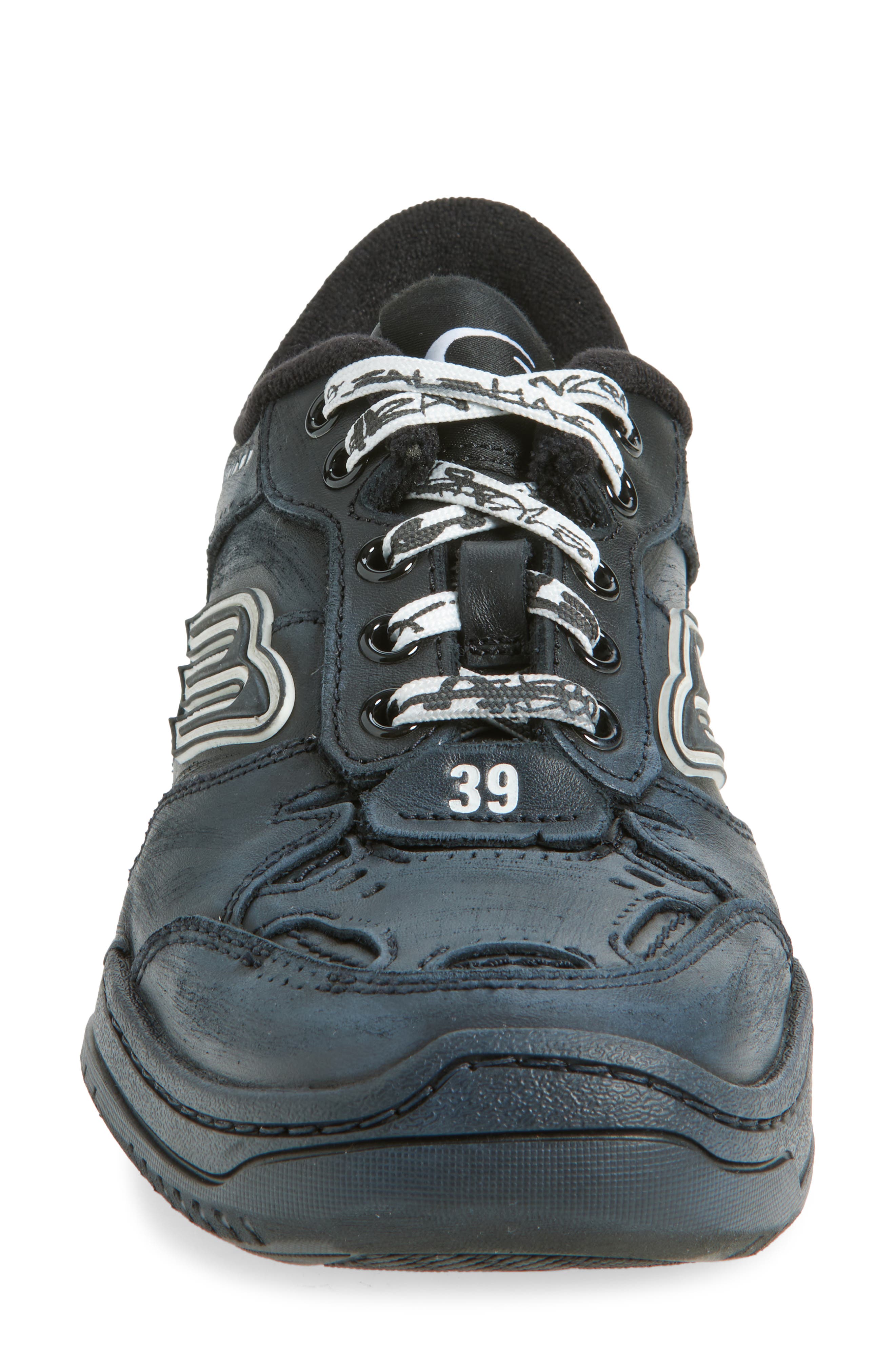 Balenciaga Hamptons Sneaker, Alternate, color, Black