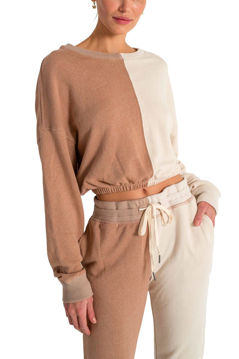 Ronan Sweatshirt, Alternate, color, BONE CUBAN SAND