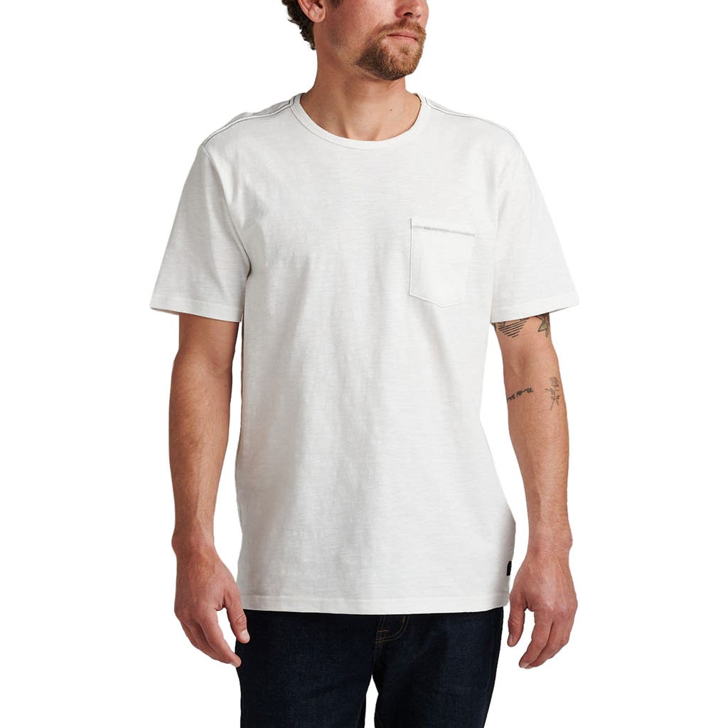 Roark Well Worn Midweight Organic Cotton T-shirt In White