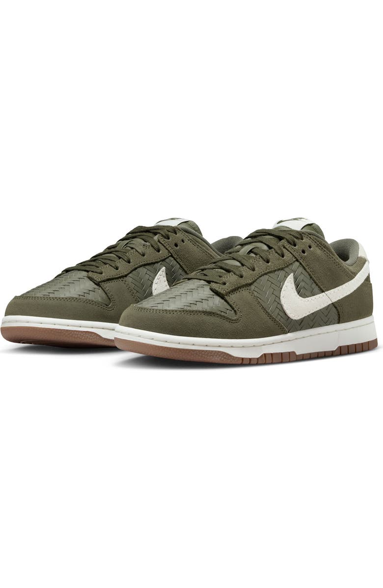 Nike Dunk Low Basketball Sneaker, Main, color, Medium Olive/ Sail/ Brown