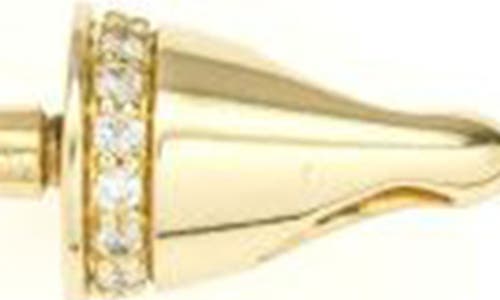 Adina Reyter Mini Diamond Arrow Pendant Charm In Yellow