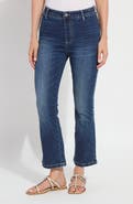 Lysse Estelle Pull-On Flare Ankle Jeans
