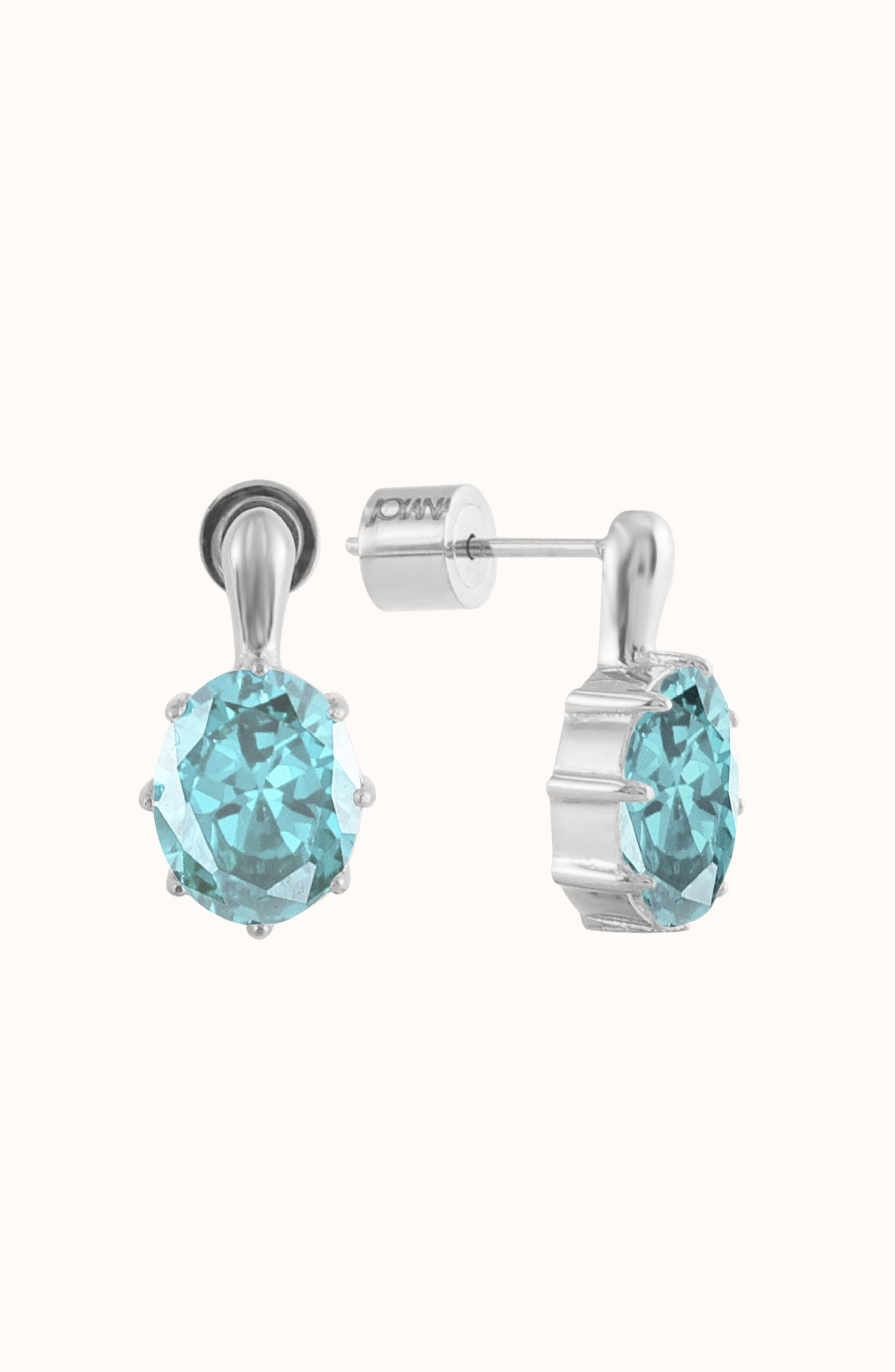 Aquamarine / White Silver
