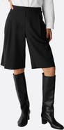 Eileen Fisher Pleated High Waist Wide Leg Shorts