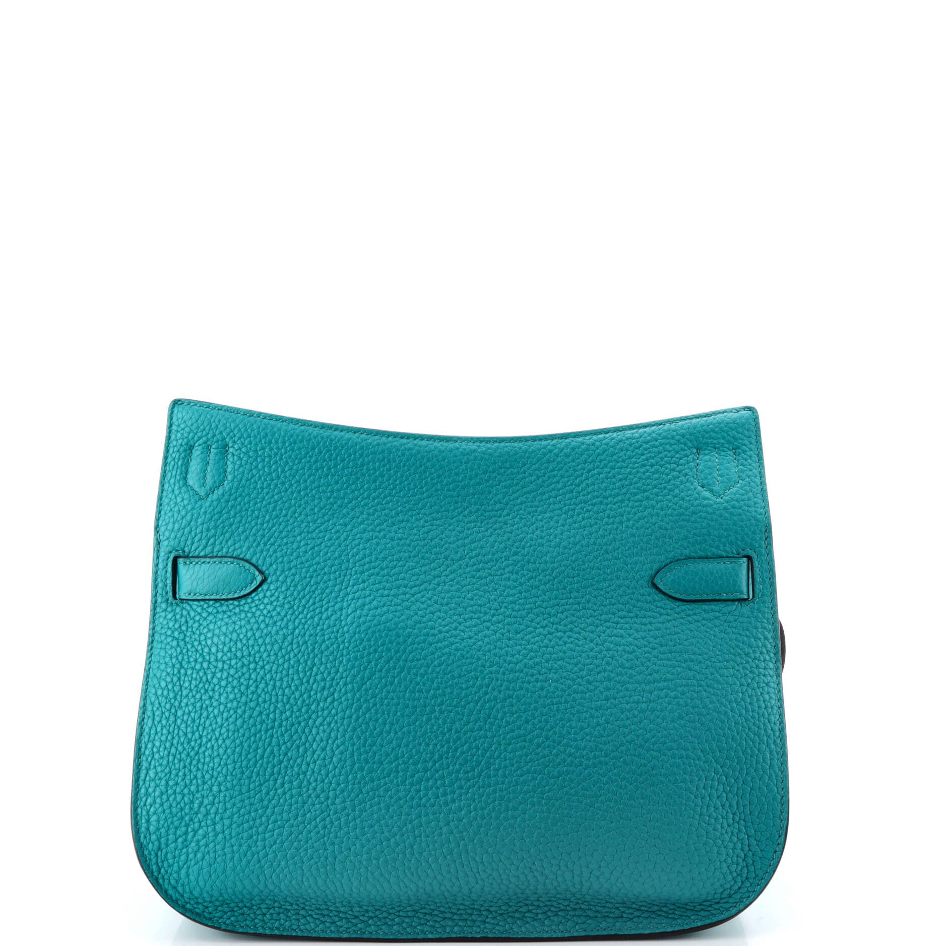 Pre-Owned Hermes Jypsiere Bag Clemence 28, Alternate, color, Bleu Paon