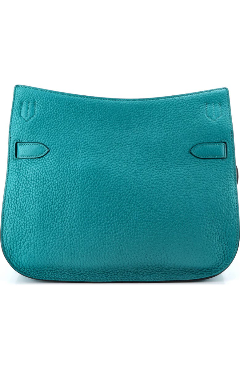 Pre-Owned Hermes Jypsiere Bag Clemence 28, Alternate, color, Bleu Paon