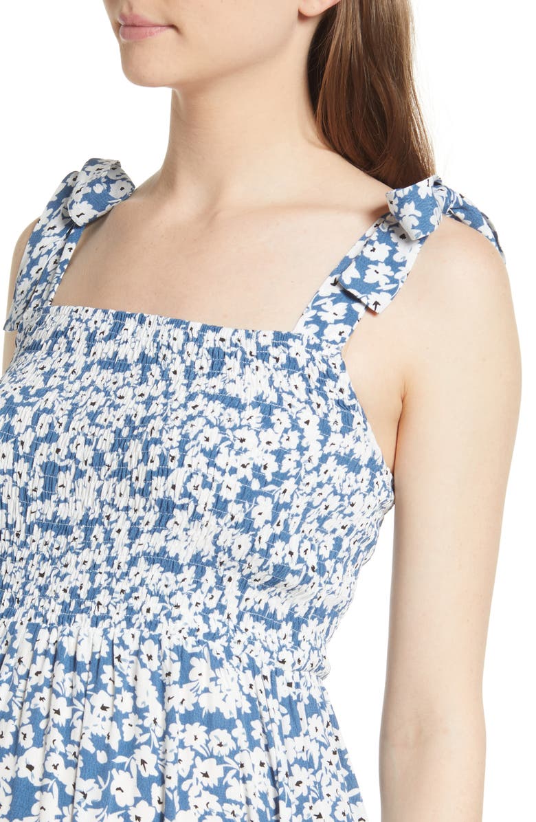 Angel Maternity Shoulder Tie Maternity Maxi Dress, Alternate, color, Light Blue