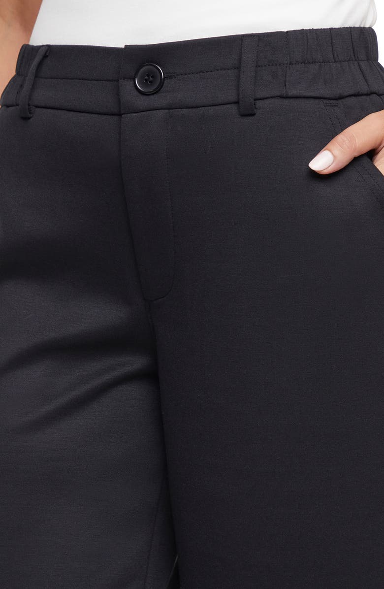 Three Dots Rachelle Flare Pants, Alternate, color, Black Beauty