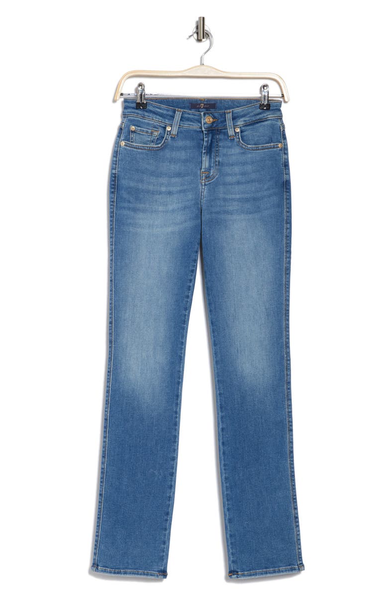 7 For All Mankind Kimmie Straight Leg Jeans, Alternate, color, Bluejay