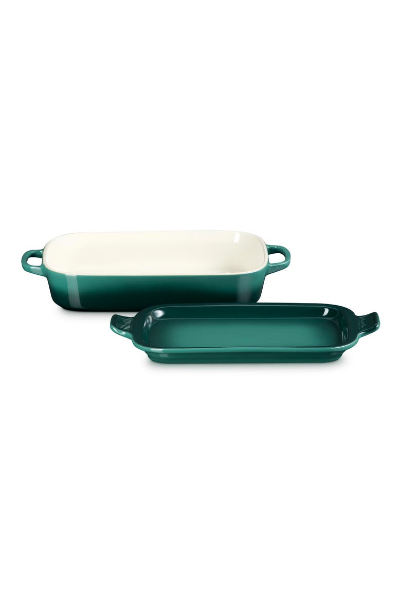 3 1/2 Quart Stoneware Casserole & Platter Lid, Main, color, ARTICHAUT