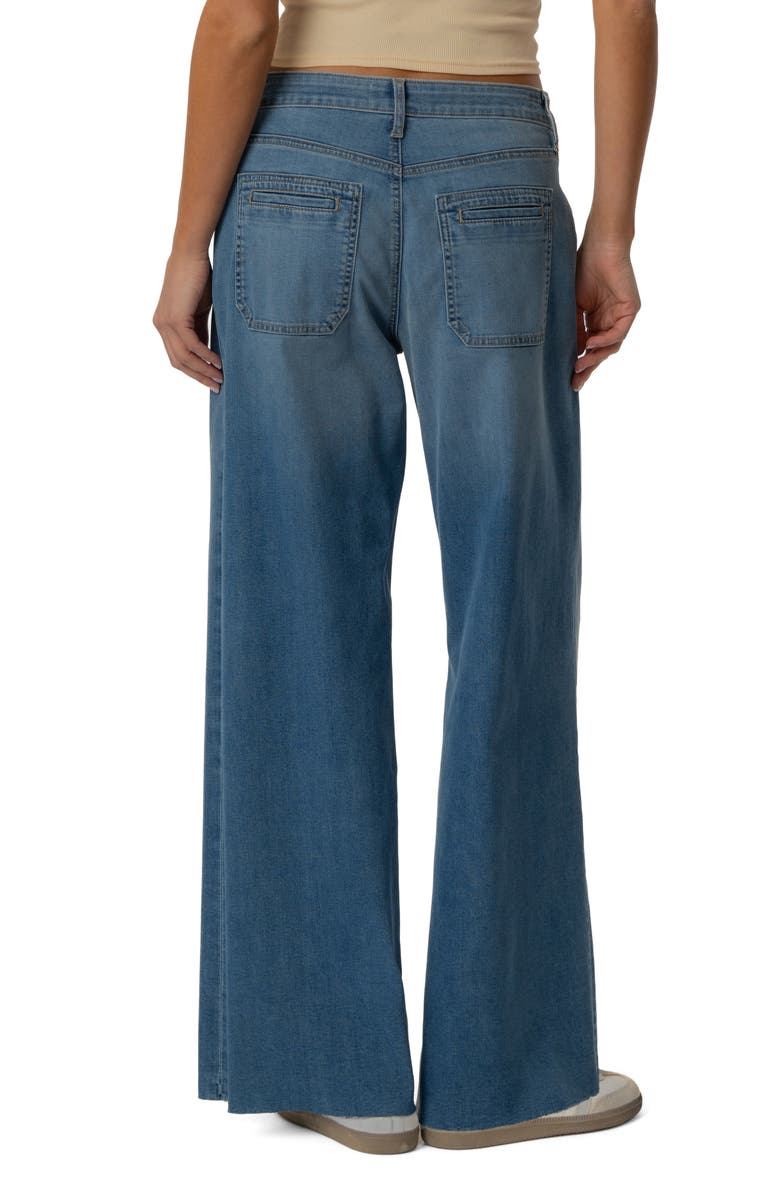 KUT from the Kloth Meg High Waist Wide Leg Jeans, Alternate, color, Sunny