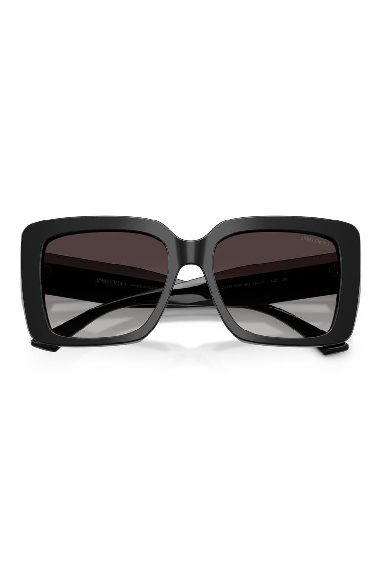54mm Square Sunglasses, Alternate, color, MILK/ GRADIENT GRAY