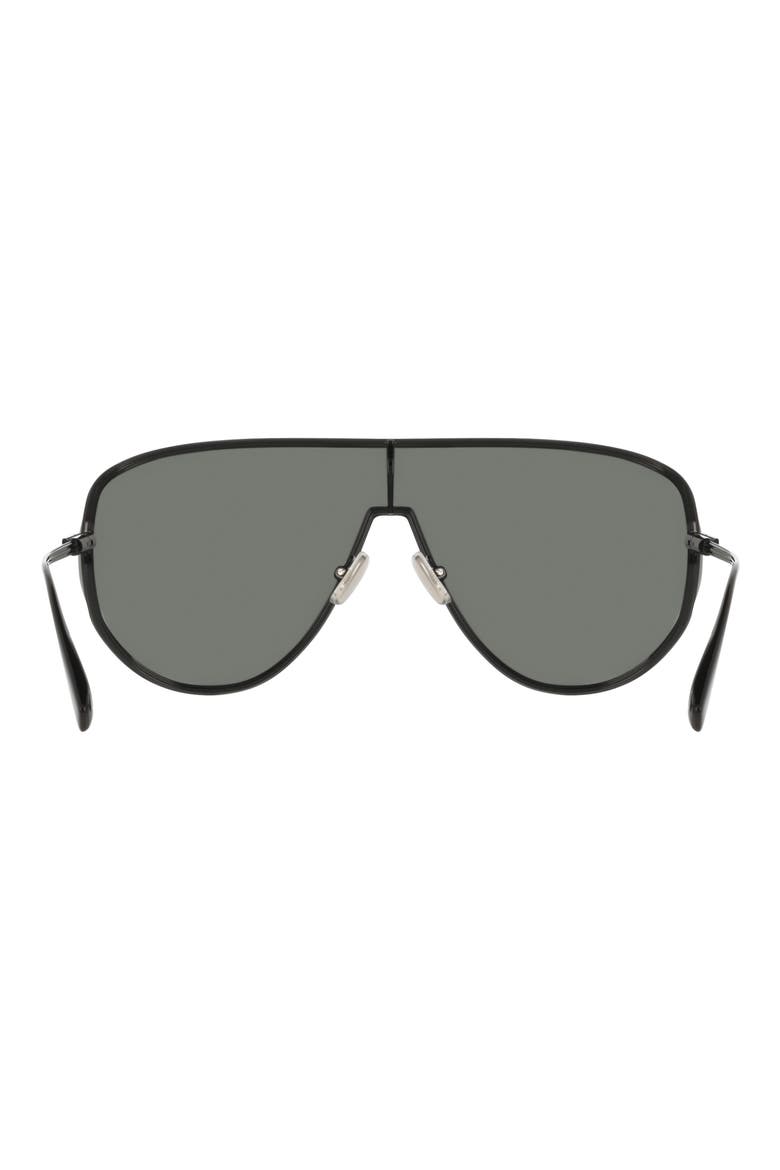63mm Oversize Aviator Sunglasses, Alternate, color, BLACK