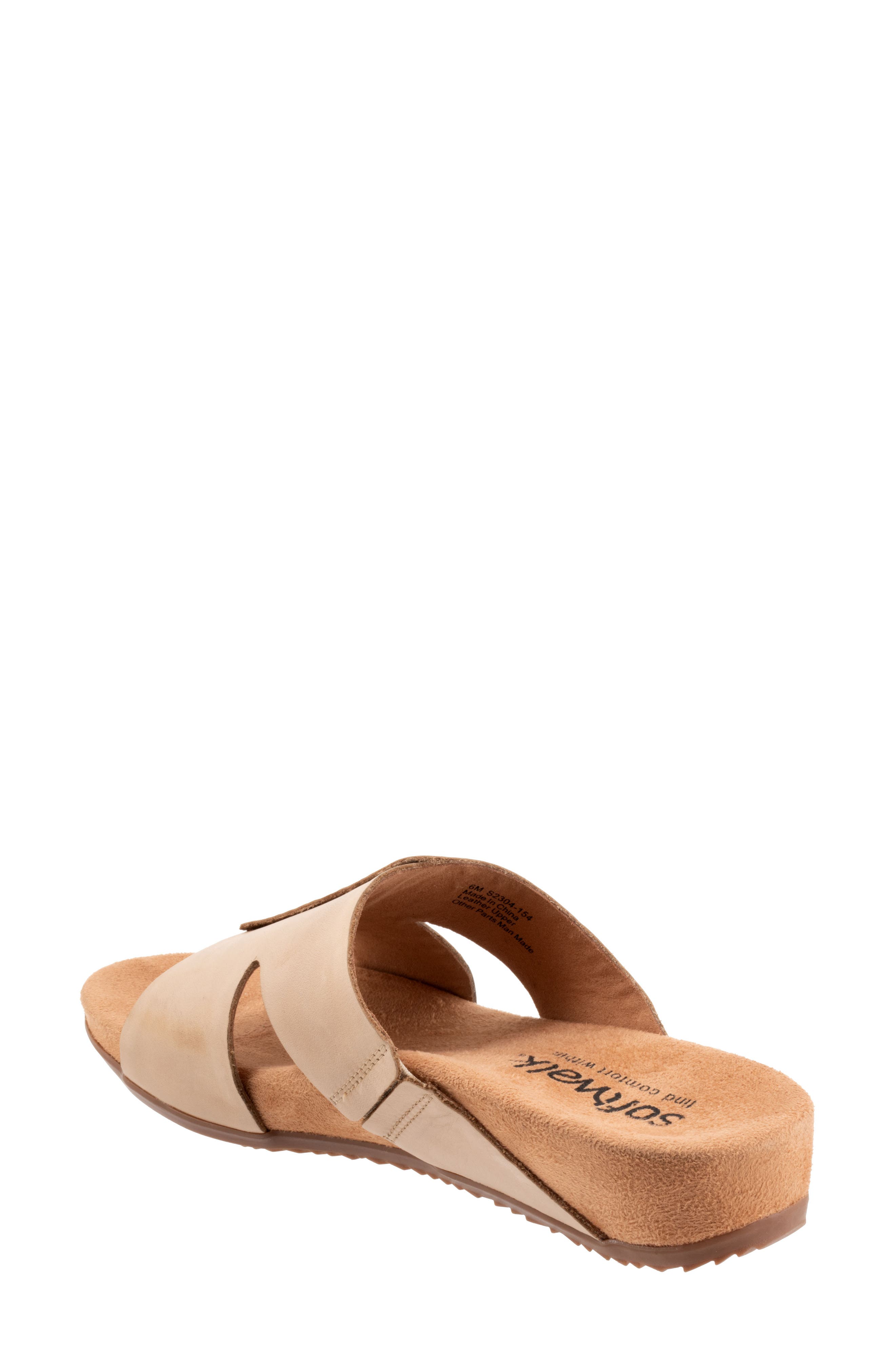 SoftWalk<sup>®</sup> Beverly Sandal, Alternate, color, Beige