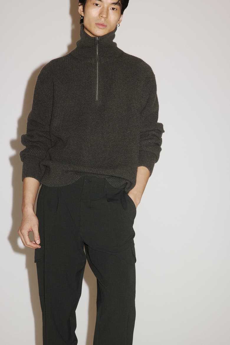 Four-way Stretch Regular-fit Cargo Pants, Alternate, color, Dark green