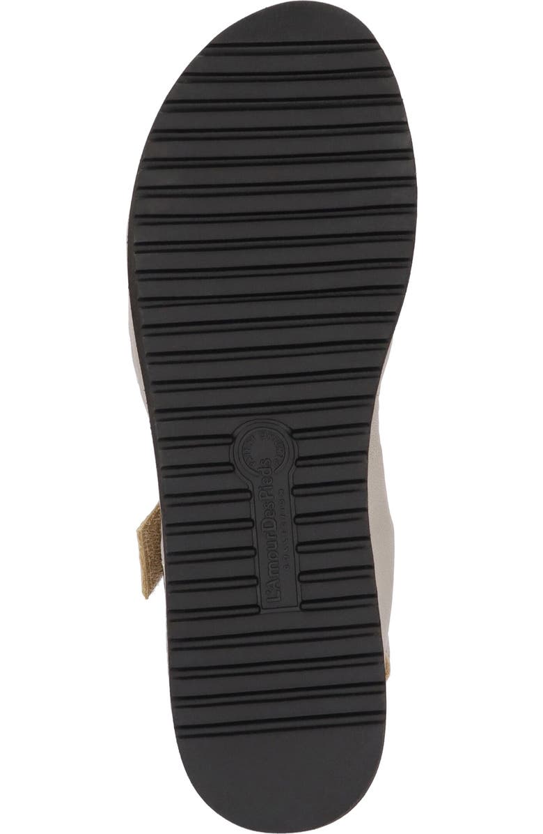 L'Amour des Pieds Arna Ankle Strap Sandal, Alternate, color, Champagne