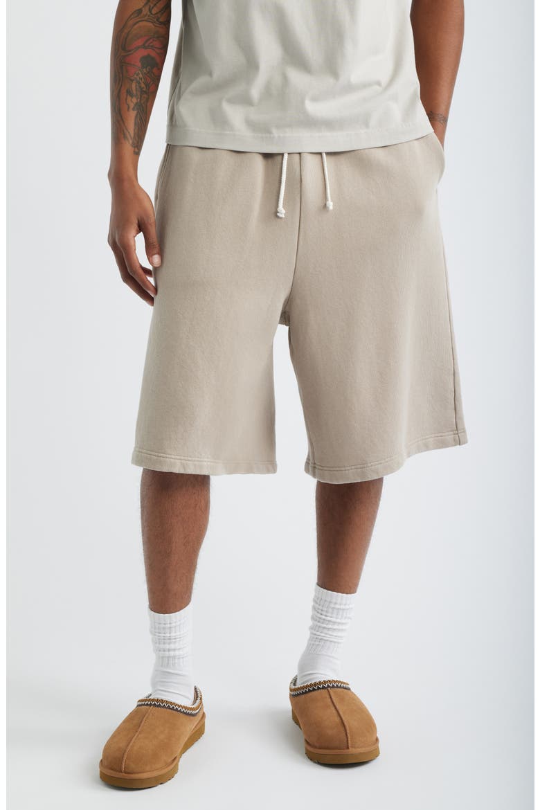 Core Big Sweat Shorts, Main, color, TAN