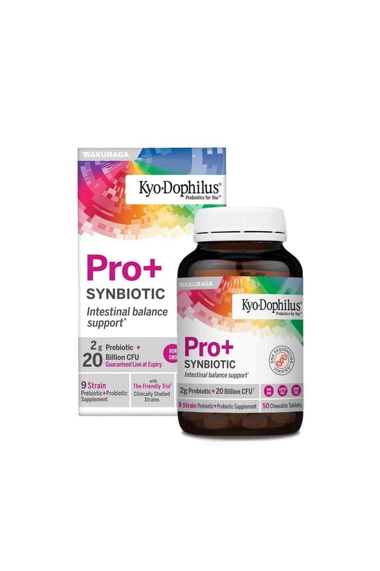 Pro+ Synbiotic, Intestinal Balance Support, 50 chewable tablets, Main, color, None