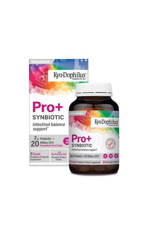Pro+ Synbiotic, Intestinal Balance Support, 50 chewable tablets