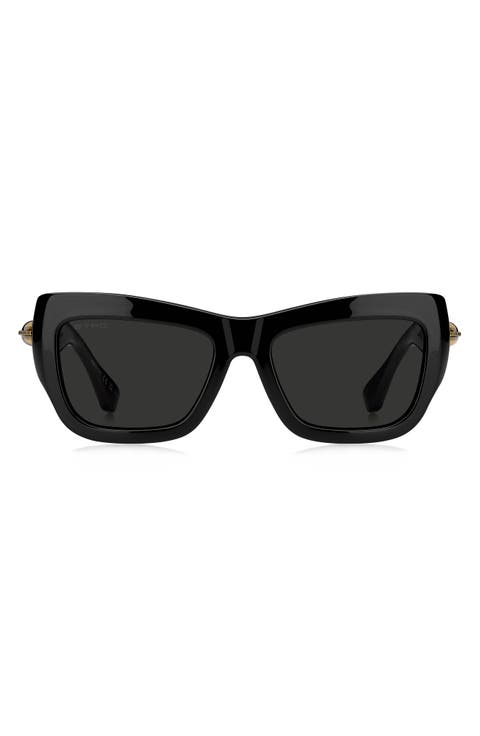 56mm Rectangular Sunglasses
