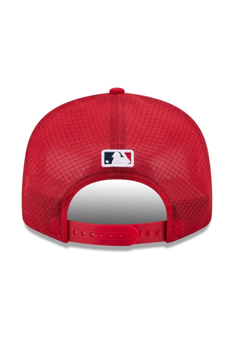 Men's New Era Red St. Louis Cardinals 2026 Batting Practice 9FIFTY Snapback Hat, Alternate, color, Red