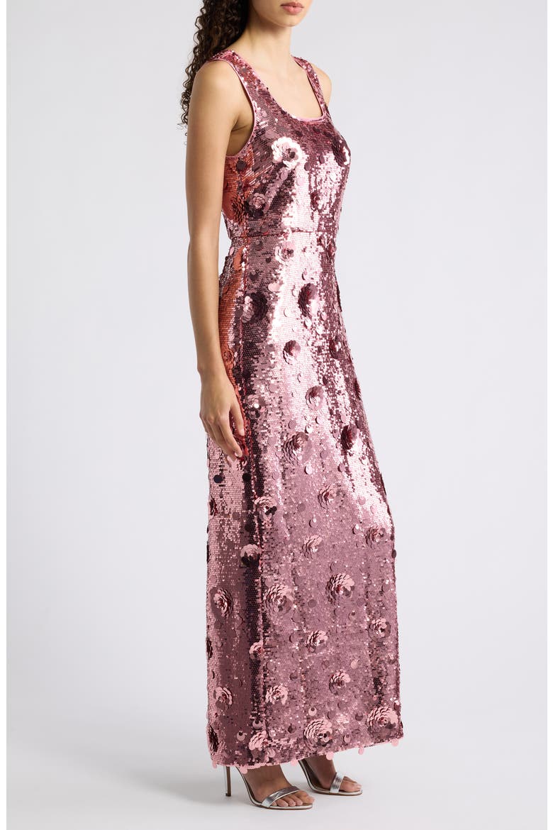 The Charlie Sequin Dress, Alternate, color, SOFT FUCHSIA PINK