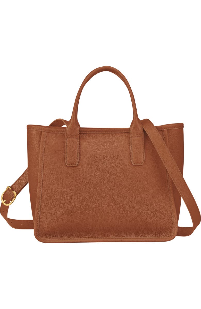 Longchamp Le Foulonné Leather Top Handle Bag, Main, color,