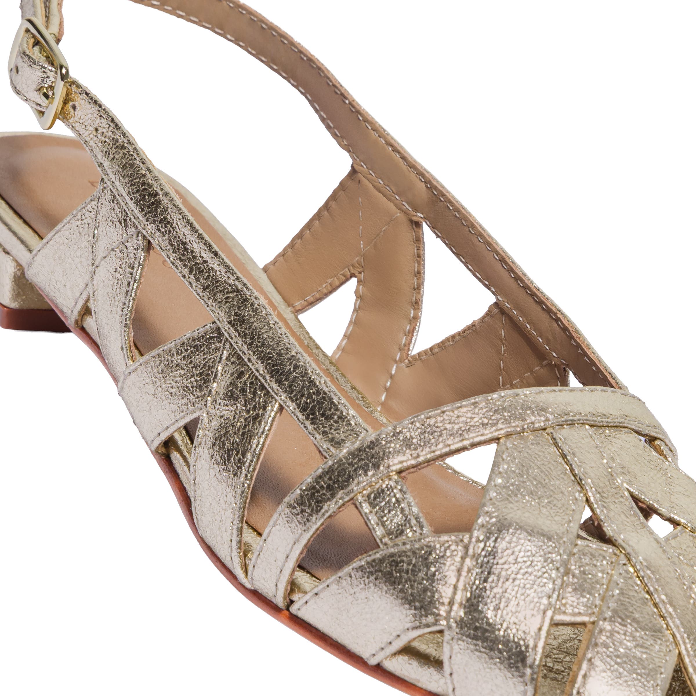 Glinda Flat, Alternate, color, DISTRESSED PLATINUM