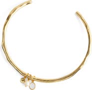 Madewell Cluster Pendant Hammered Choker Necklace