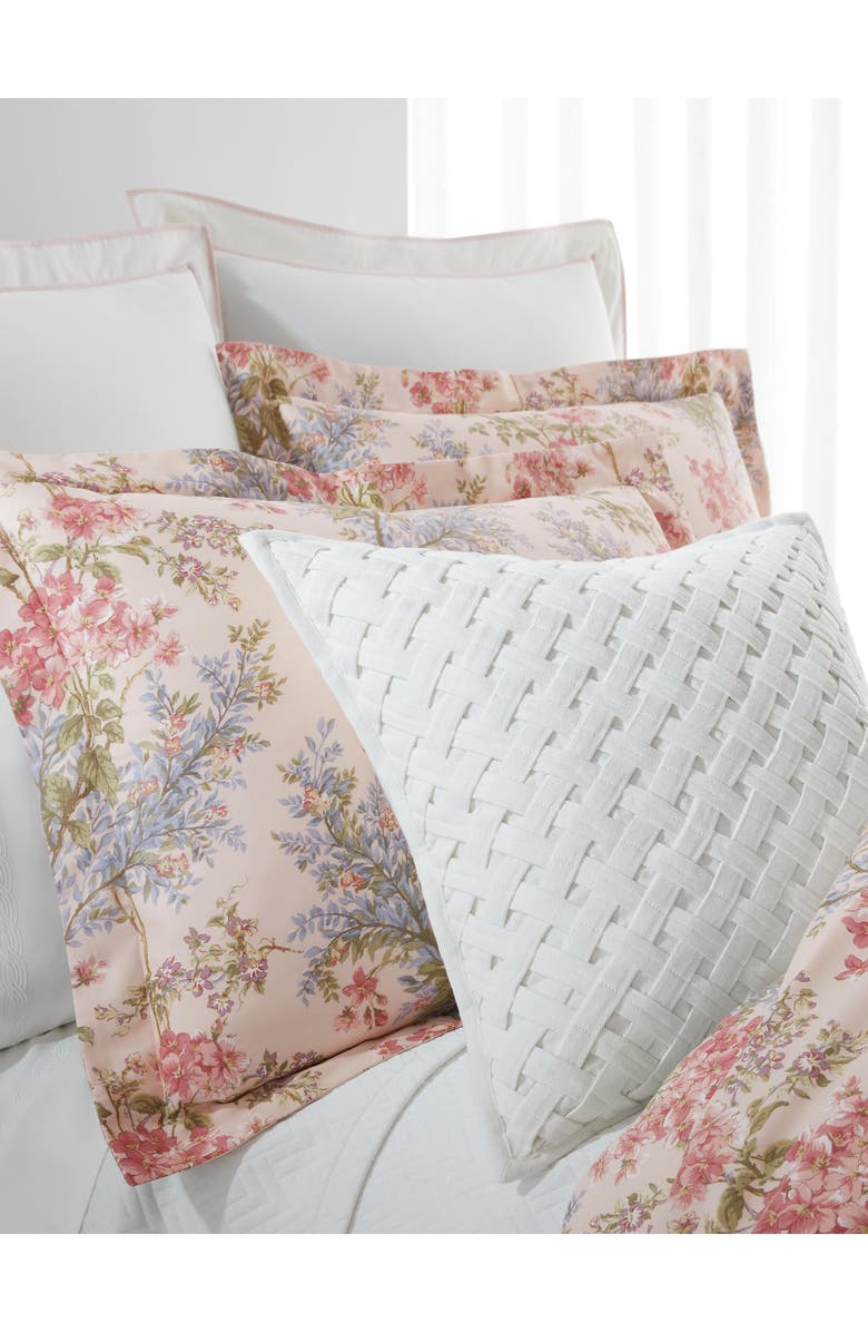 Lauren Ralph Lauren Suffield Lattice Throw Pillow, Alternate, color, White