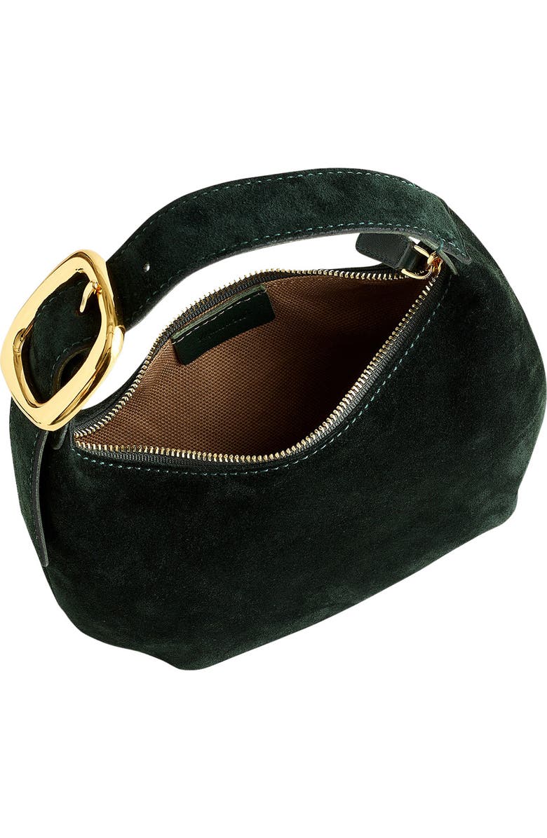 Madewell The Mini Oiled Suede Bag, Alternate, color, Luxury Forest