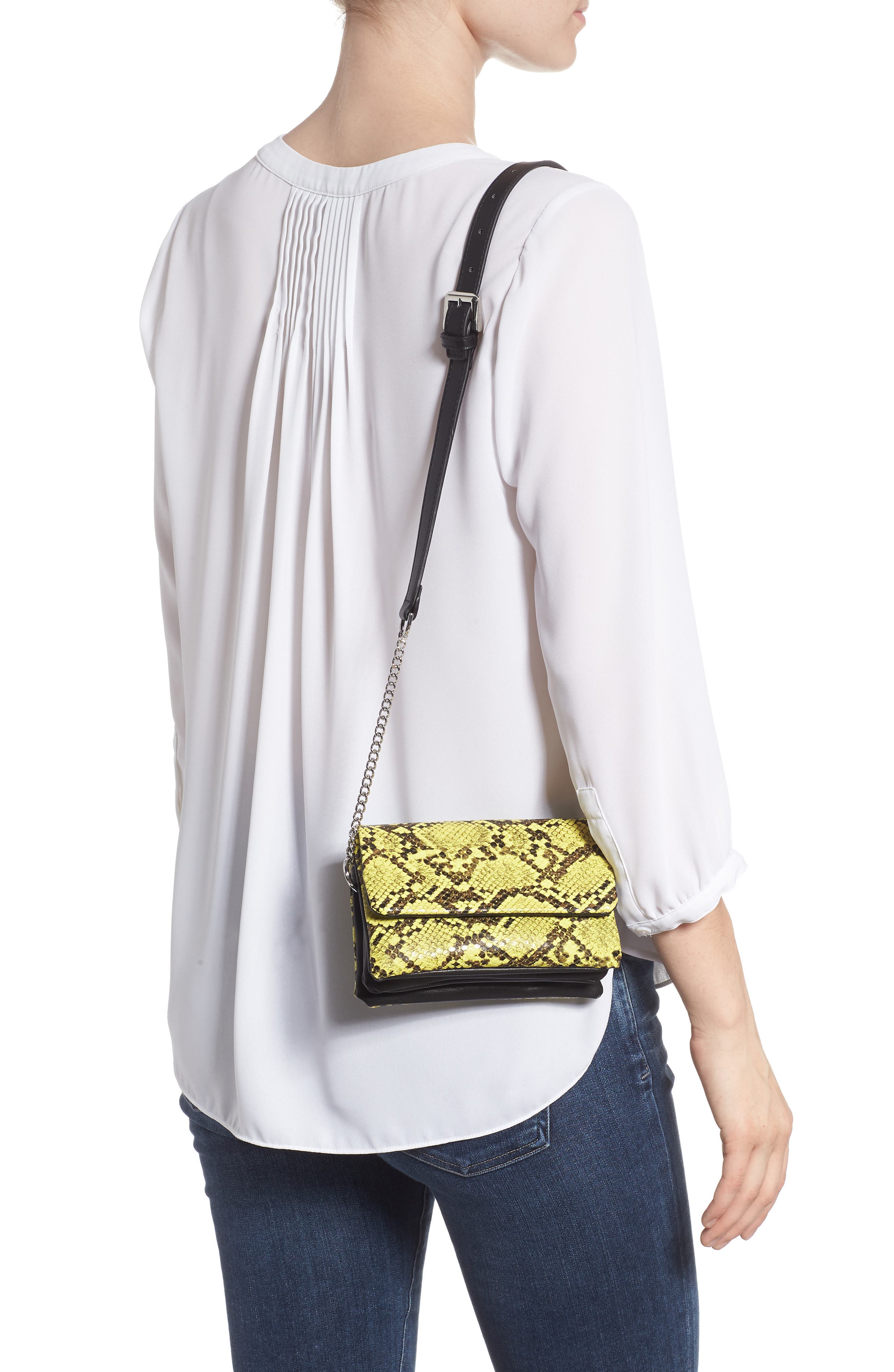 Topshop Beau Belt Bag, Alternate, color, 