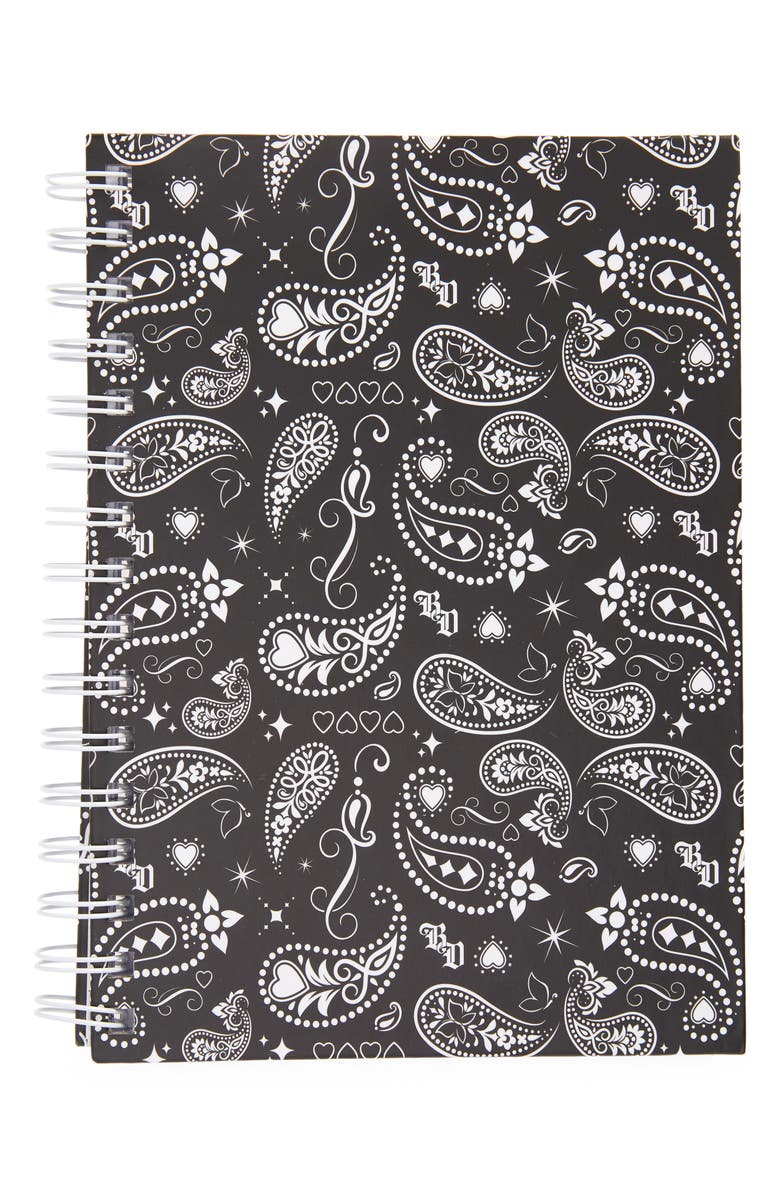 Bella Doña Paisley Notebook, Main, color, 