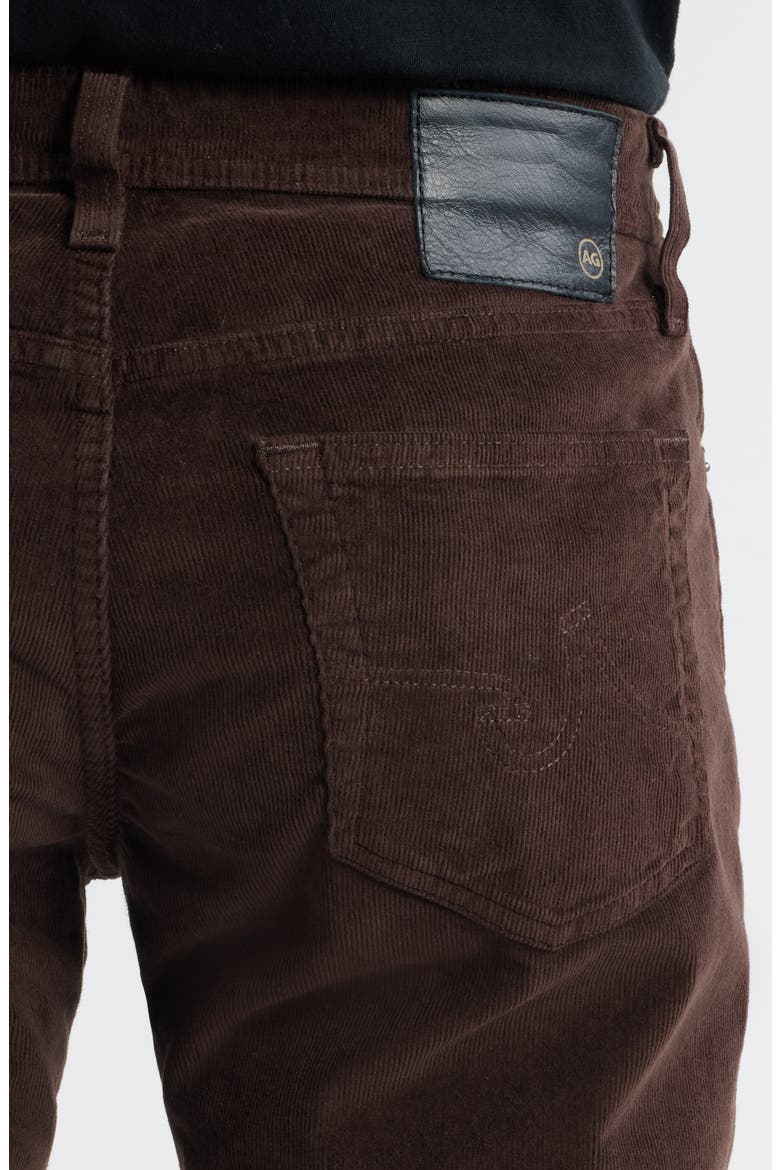 Tellis Slim Fit Corduroy Pants, Alternate, color, RAW UMBER