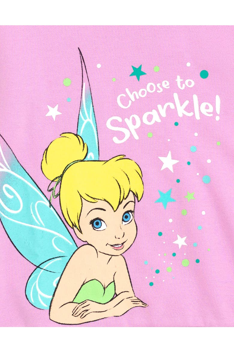 Peter Pan Tinker Bell 2-Piece Fleece Hoodie and Leggings Set, Alternate, color, Tinkerbell Pink Grey