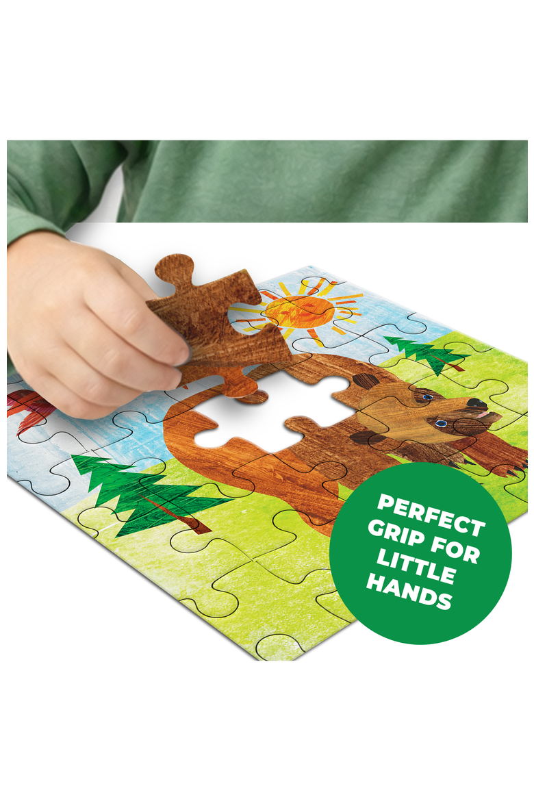 Eric Carle Brown Bear 25 Piece Puzzle, Alternate, color, Multicolor